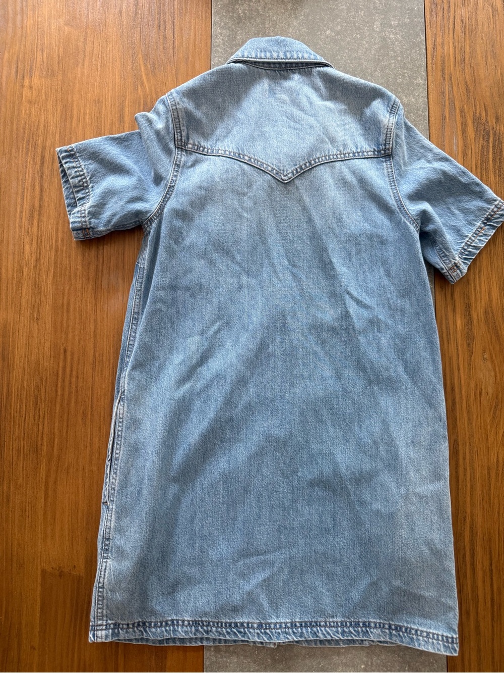 Universal Thread Light Blue Denim Button-Front Mini Dress - Picture 2 of 3